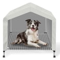 thumbnail image 1 of Casa Elevada para Perros Dopliv con Tienda Impermeable para Mascotas Medianas, 1 of 7