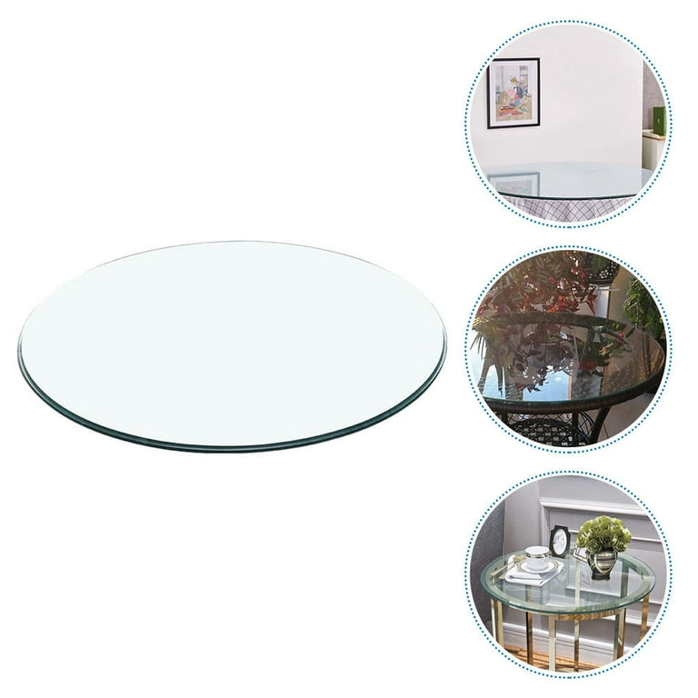 Round glass sale table top walmart