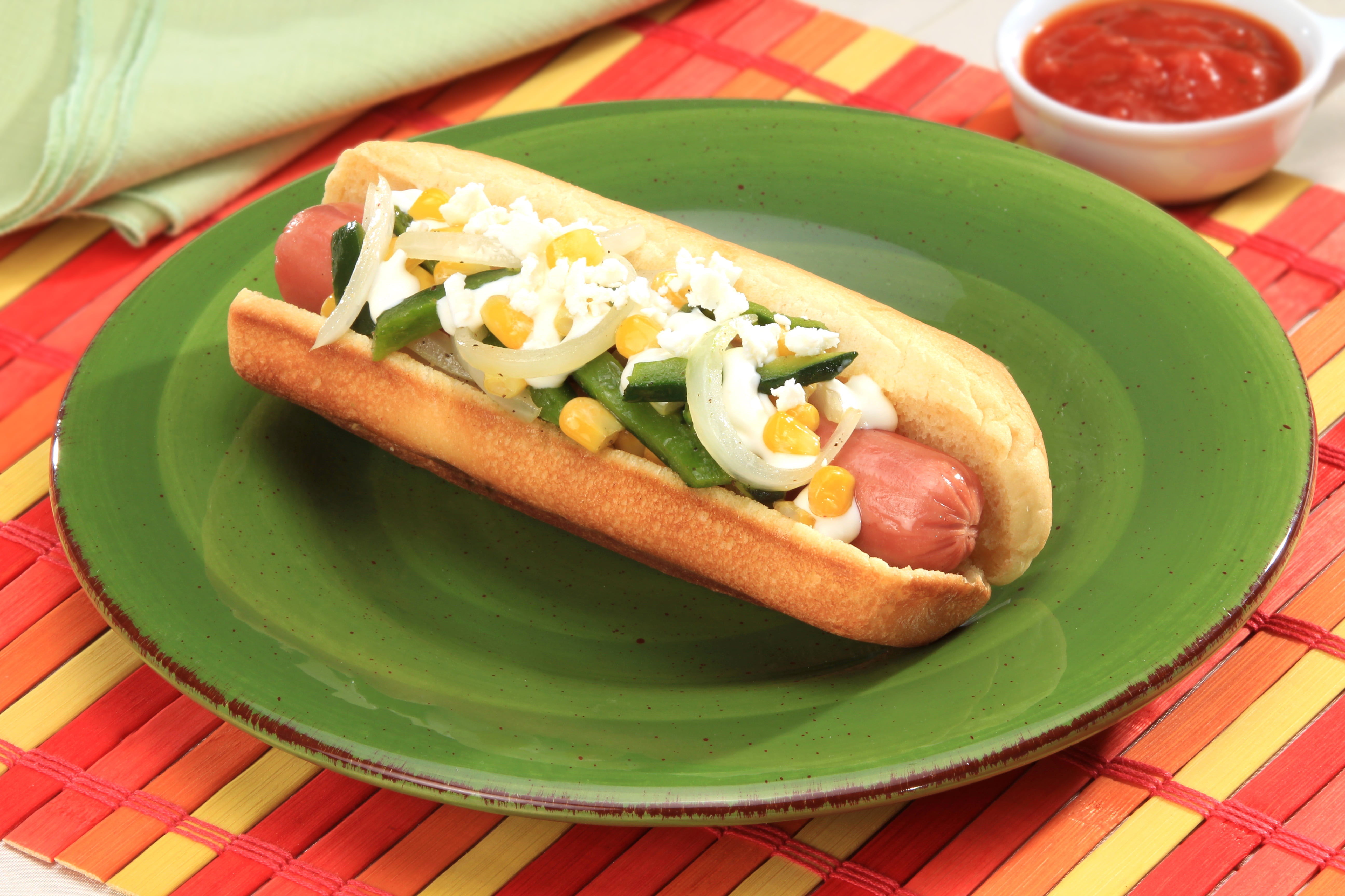 Fud Chicken & Pork Franks 40oz, Fully Cooked, Refrigerated