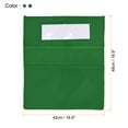 thumbnail image 2 of Unique Bargains 3 Slots Chair Pockets for Classrooms, 2pcs Classroom Chair Pockets,Purple/Green, 2 of 5