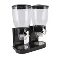 thumbnail image 2 of Cereal Dispenser, Dry Food Dispenser Even Distribution Dual Containers ABS  For Kitchen Black, 2 of 8