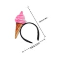 thumbnail image 2 of FUTUREORYY 2Ud Accesorios Para Cabello Con Diadema Ice Cream Para Maquillaje Y Cuidado Facial Mujer, 2 of 8