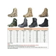 thumbnail image 2 of Fangasis Womens Combat Boots Breathable Military Tactical Boot High Top Hiking Booties Jungle Lightweight Outdoor Shoes Khaki 1# 8, 2 of 4