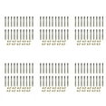 thumbnail image 1 of 120 Pcs Lyre Harp Tuning Pin Nails with 120 Pcs Rivets Set for Lyre Harp Small Harp Musical Stringed Instrument,120 x String Pin Nails 120 x Rivet,Silver & Gold, 1 of 8