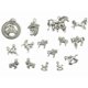 thumbnail image 5 of 15x Vintage Tibetano Caballo De Plata Colgantes Joyas Artesanía Bricolaje, 5 of 6