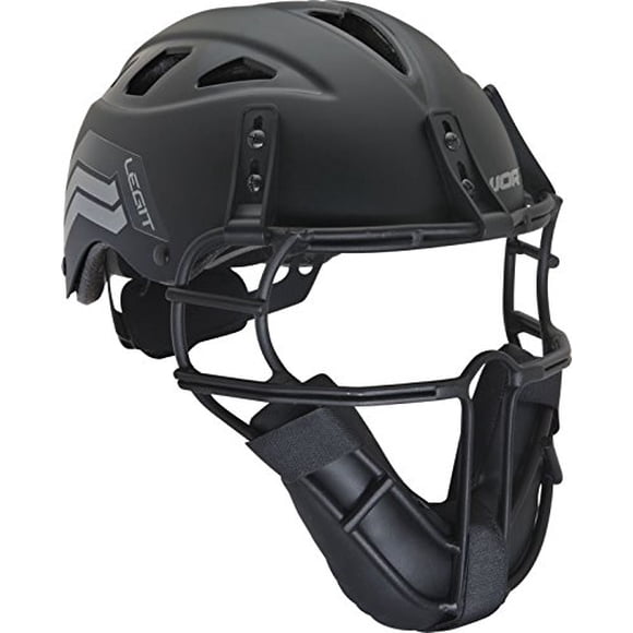 Worth Legit Slowpitch Softball Pitcher's Mask, Black