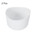 thumbnail image 3 of Uxcell 2pcs 6.5cm Funda Protectora de Silicona para Botellas de 12-24 oz, Funda Antideslizante de Silicona para el Fondo de Botellas, Blanca, 3 of 6