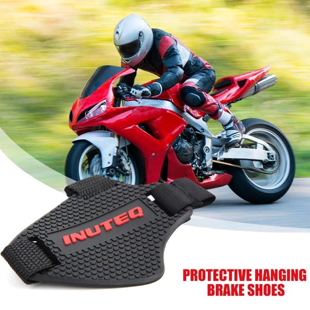 Motocicleta al aire libre Shifter Shift Guard Boot Shoes Cover Protector Pad (Rojo)