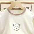 thumbnail image 4 of yboeqw Girl's Fall Winter Outfits Set Cute Print Long Sleeve T-Shirt Top Pants Toddler Girls Casual 2 Piece Set for Everyday Clothing,Size 4-5 Years, 4 of 4