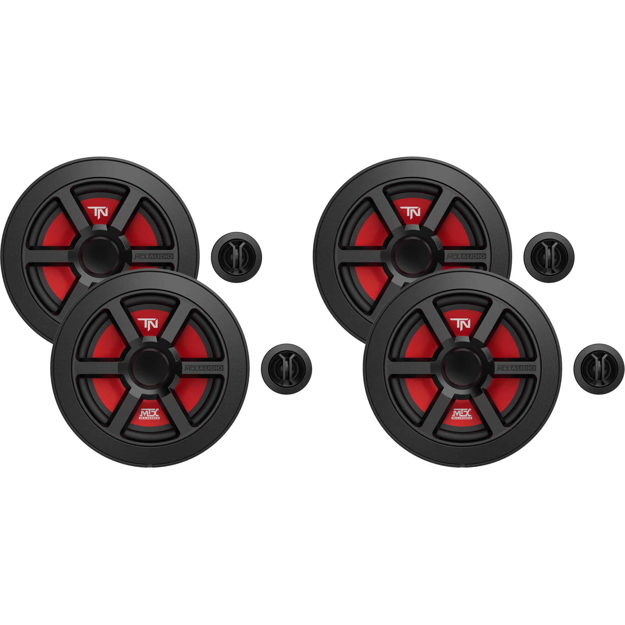 MTX Audio Two Pairs of TERMINATOR6S Terminator Series 6.5in Component Set Bundle