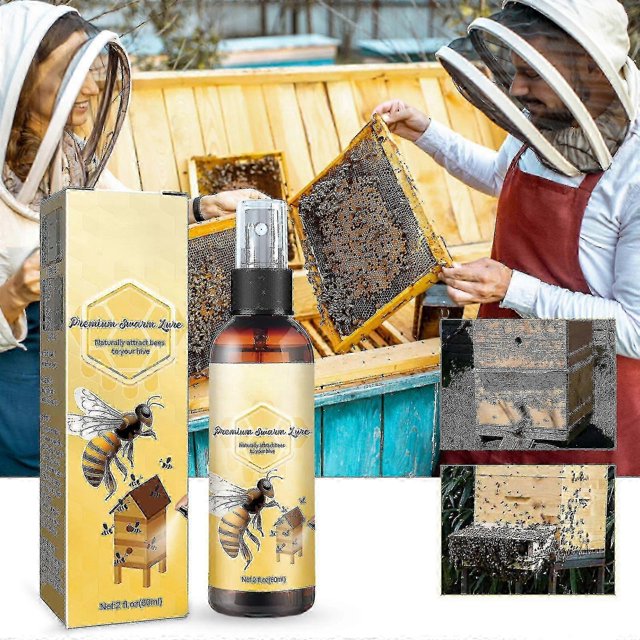 Cebo para enjambres, cebo atrayente para abejas, cebo Carpenter Bee Brothers, para atrapar enjambres de abejas, aerosol natural para cebo para enjambres, 1 unidad
