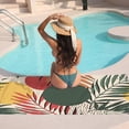thumbnail image 7 of GZHJMY Beach Towel for Women Girls, Bohemian Plants Bath Towel, Oversized Lightweight Sport Towel, 31x71 Inch, 7 of 7