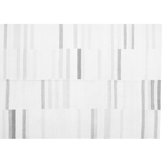 Ahgly Company Indoor Rectangle Solid Gray Modern Area Rugs, 2' x 4'
