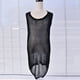 thumbnail image 4 of Minnieouse Vestido de playa para mujer, malla de Color sólido, elegante, tejido a la moda, transpirable, para nadar al aire libre, ropa de chaleco para Vestidos Negro Minnieouse AP016558-01, 4 of 6