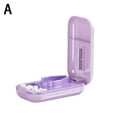 thumbnail image 1 of Medicine Box Pill Cutter Portable Organizer Container Tablet Storage Travel N3O5, 1 of 9