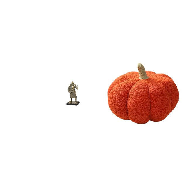 Escultura De Calabaza De Caballero Europeo, Adorno De Peluche Para La Entrada, Sala De Estar, Sofá, Cama O Dormitorio. Estatua Creativa, Cojín Decorativo.