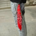 thumbnail image 5 of Bangcool Foulard Mode Imprimé Coton Carré Foulard pour Hip-hop, 5 of 5