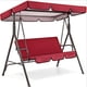 thumbnail image 2 of Cubierta para silla de columpio para jardín al aire libre, patio, asiento para silla de columpio y cubierta superior, toldo para sombrilla, rojo Methold HA005105-15, 2 of 6