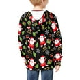 thumbnail image 6 of Xoenoiee Santa Claus Gift Christmas Kids Hoodies Zip Up Jacket with Pocket for Boys Girls 6-7 Years Teens Long Sleeve Hooded Sweatshirt Fall Winter Active Wear Athletic Coat, 6 of 7