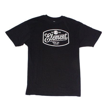 Element T-Shirts - Element Mens Large Logo Graphic Crewneck Tee T-Shirt ...
