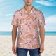 thumbnail image 2 of Fotbe Beautiful Fox Camisa Hawaiana para Hombre Unisex – Camisa Casual de Verano con Botones de Manga Corta de Algodón y Lino,Large, 2 of 7