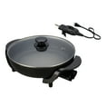 thumbnail image 5 of Mainstays 12" Round Nonstick Electric Skillet with Tempered Glass Cover, Black, 1200W, 5 of 8