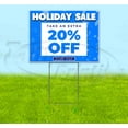 thumbnail image 1 of Holiday Sale 20% Off (18" x 24") Yard Sign, Includes Metal Step Stake, 1 of 6