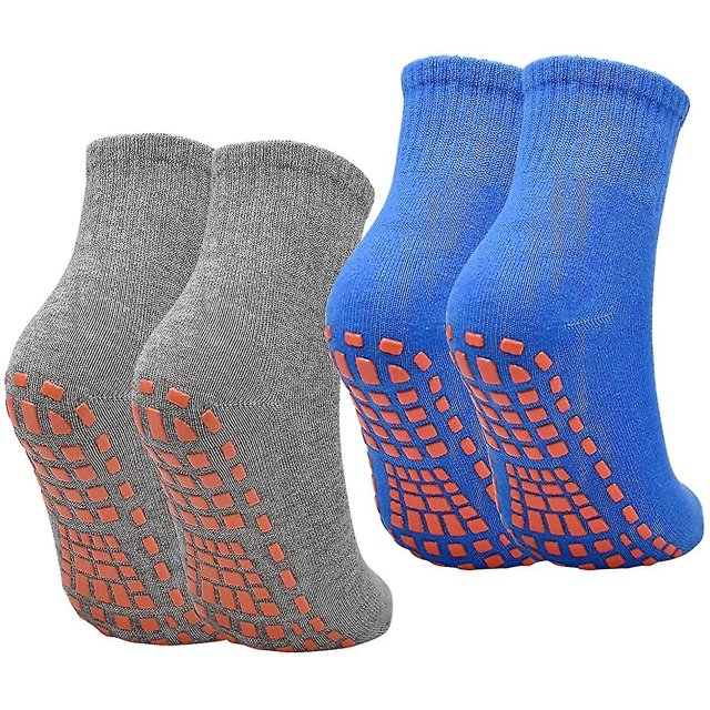 2 Pairs Of Anti-slip Socks Yoga Socks Slip Socks Stopper Socks Abs Socks