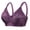 Purple, variant on Bixock Women Plus Size Bras,Push up Bras for Women,Women's Bras Solid Color Lace Adjustable Strap Wireless Bras