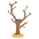 thumbnail image 3 of Organizador de joyas colgante de árbol de resina, llavero, anillo, pendientes, soporte multifuncional Base amarilla, 3 of 9