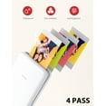 thumbnail image 4 of Victure Cartridge Refill 3x2” Photo Paper 4PASS Technology（50 Sheets, Only Compatible with Victure Portable Photo Printer）, 4 of 5