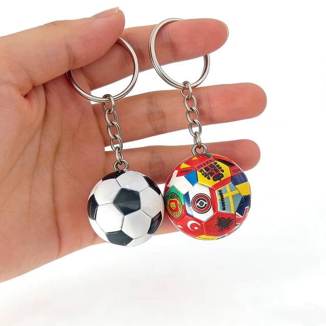 Llavero Tqnorycdil 2 piezas balón de fútbol Copa Mundial 2026