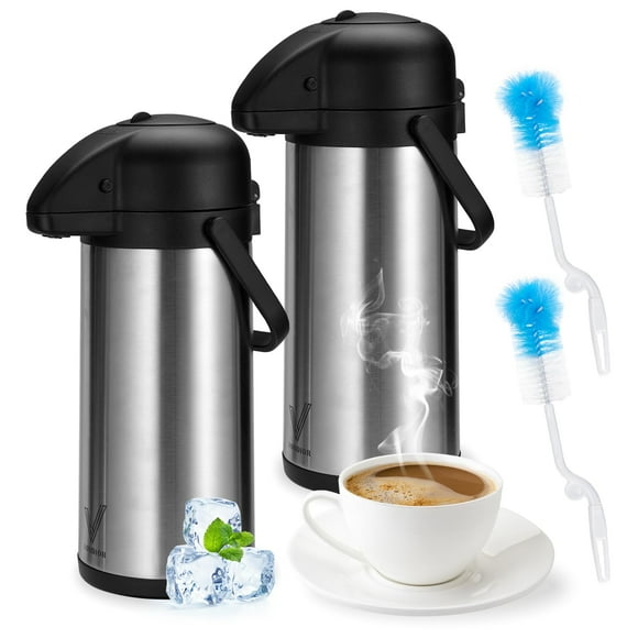 Dispensador de café Airpot Vondior de acero inoxidable con aislamiento de 3 litros