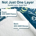 thumbnail image 4 of Sister Blanket - Gorgeous Sister Blankets from Sister with Thick Double Layered Sherpa and Fleece Fabric | Cuddly Sisters Gifts from Sister with Heartfelt Message |Blue 50x60, 4 of 6