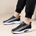 thumbnail image 6 of NOKIO Men's Fashion Sneakers Lightweight Breathable Knit Walking Shoes with Soft Insole and Durab𝗅e Sole, Versatile 𝖫a𝖼e Up Casual Running Shoes for Gym Training Workout, Daily Sport Wear, 6 of 8