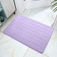 thumbnail image 5 of Chrismas Textile Eguiwyn Chrismas Savingscarpet Rake Discounted Items, 1Pc Carpet Memory Foam Indoor Outdoor Bathroom Kitchen Carpet Floor Mat 60X40Cm Purple, 5 of 6