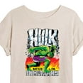 thumbnail image 3 of Marvel Hulk - Battles The Inhumans - Women's Oversized Graphic T-Shirt, 3 of 5