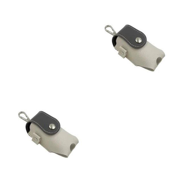 Matsuzay Estuche de protección para accesorios de golf, estuche organizador, contenedor impermeable, resistente al desgaste, bolsa de almacenamiento, Gris 2piezas