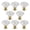 8 Pcs (Gold), variant on 5 Pack Crystal Glass Cabinet Knobs - 30mm Clear Diamond Shape Decorative Gold Base Pulls Handles for Drawer Dresser Kitchen Cabinets Wardrobe Bathroom Vanity Desk (Gold)