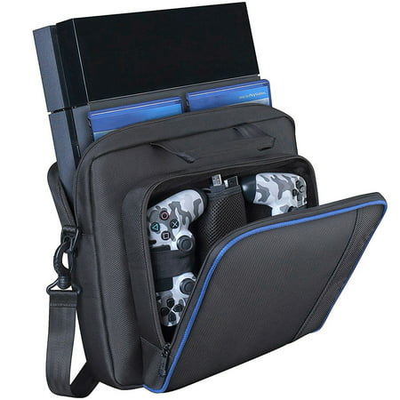 Black Multifunctional Carry Bag Travel Case Handbag For Sony PlayStation 4 PS4