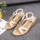 thumbnail image 2 of Sandalias de verano para mujer, cuñas suaves y cómodas, sandalias de viento simples a la moda para mujer, sandalias elásticas con punta abierta para mujer 36 Gao Jinjia LED, 2 of 2