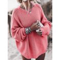 thumbnail image 1 of Suéter de invierno, chaqueta holgada de talla grande, suéter cálido de invierno, moderno y casual, 1 of 6
