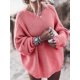 thumbnail image 1 of Suéter de invierno, chaqueta holgada de talla grande, suéter cálido de invierno, moderno y casual, 1 of 6