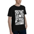 thumbnail image 2 of Bingfone Skull And Palm Leaves Men'S Loose Fit Short-Sleeve Pocket T-Shirt, 2 of 7