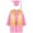 Pink, variant on Toddler Kids Kindergarten Graduation Cap and Gown with 2025 Tassel Green Cap and Gown for Kids Kids Ceremony Party Gift