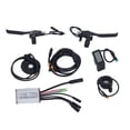 thumbnail image 4 of Kit de modificación de bicicleta eléctrica, resistente al agua, controlador de 15 A, panel LCD4 para motor de 250 W., 4 of 14