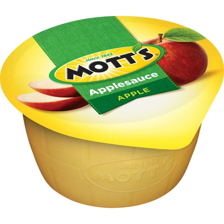 Mott's Applesauce Cups, Apple, 4 Oz, 18 Count