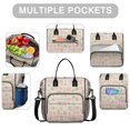 thumbnail image 2 of Pioneer Flower Floral Print Pattern Womens Lunch Box for Work,Insulated Large Lunch Bag,Leakproof Adult Lunch Bag for Work,Beach,Travel,Picnic,Camping, 2 of 6
