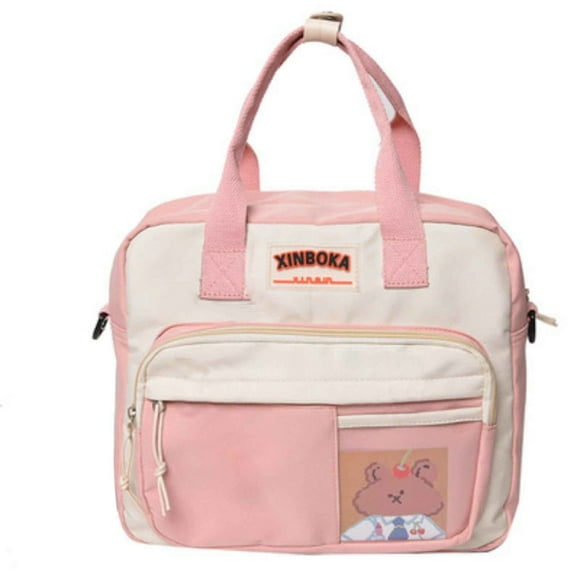 AMERTEER Kawaii Student Tote Bag School Supplies Cute Handbag Backpack For School