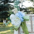 thumbnail image 3 of 1Pack Aisle Chair Back Floral Simulation Flower Photography Prop Ceremony New Style Arrangement Beautiful Artificial Flowers, 3 of 15